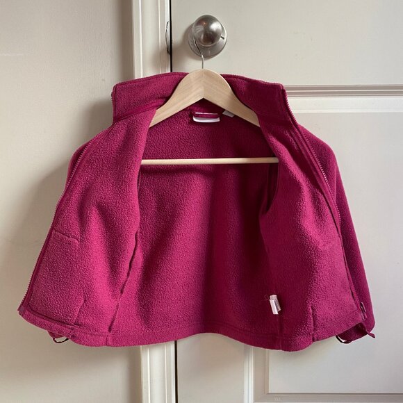 Girl's 3 in 1 Magenta Parka, Size 5 - Picture 2 of 6